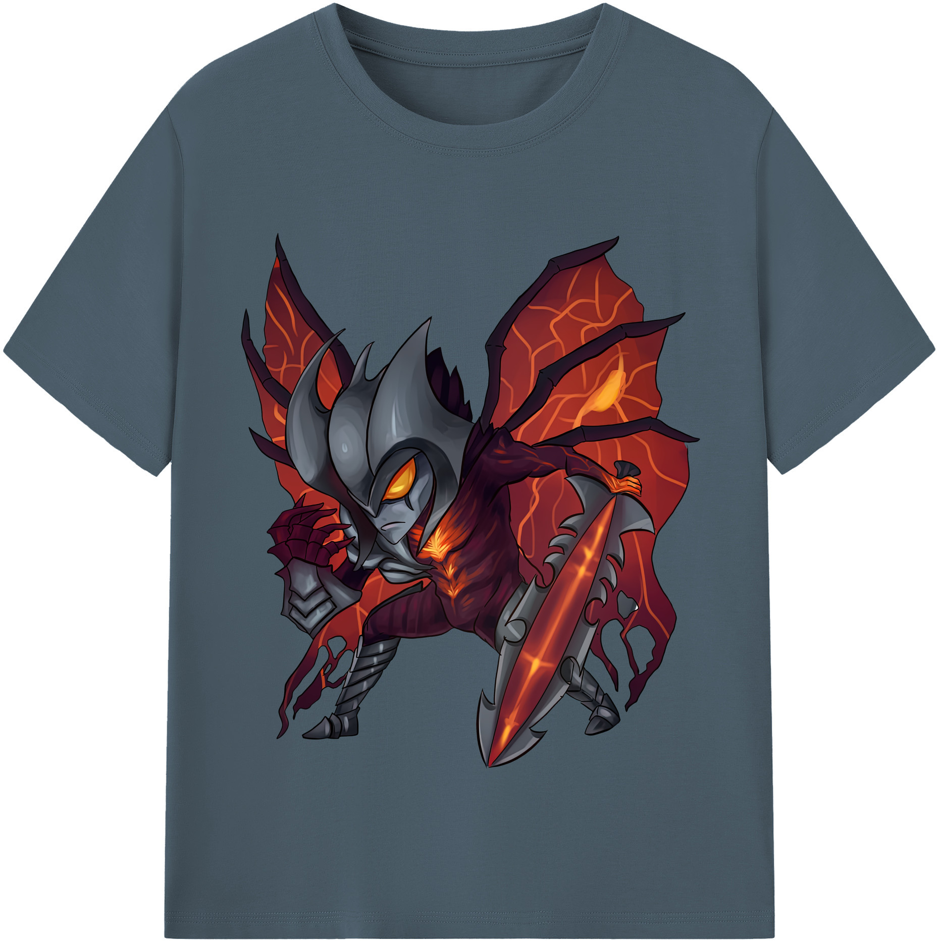 リーグ・オブ・レジェンド League of Legends LOL 綿100％半袖Tシャツ（フロントプリント）